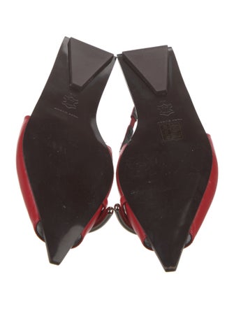 Tory Burch Leather Slingback Flats