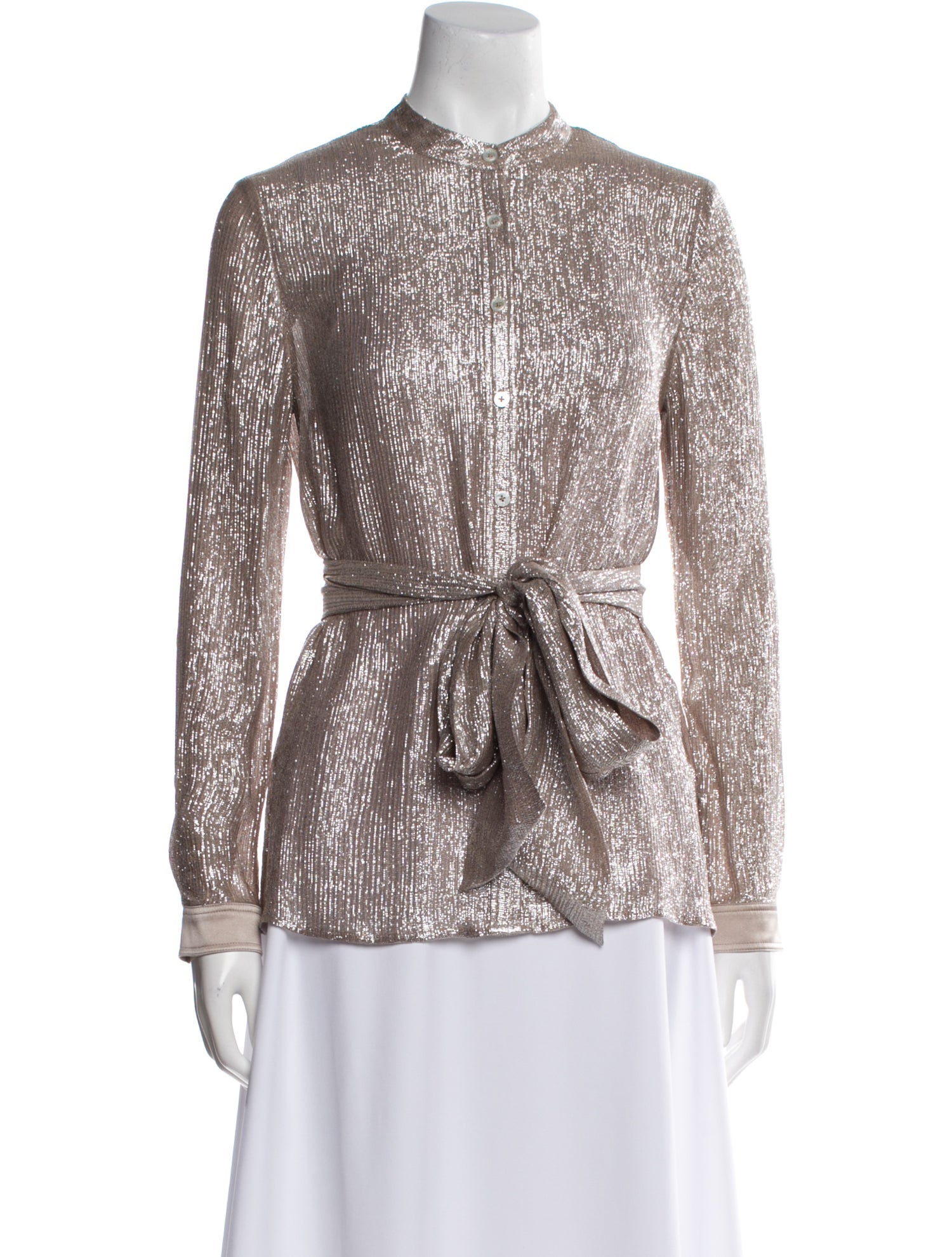 Tory Burch Silk Printed Blouse