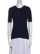 Tory Burch Cashmere Crew Neck T-Shirt