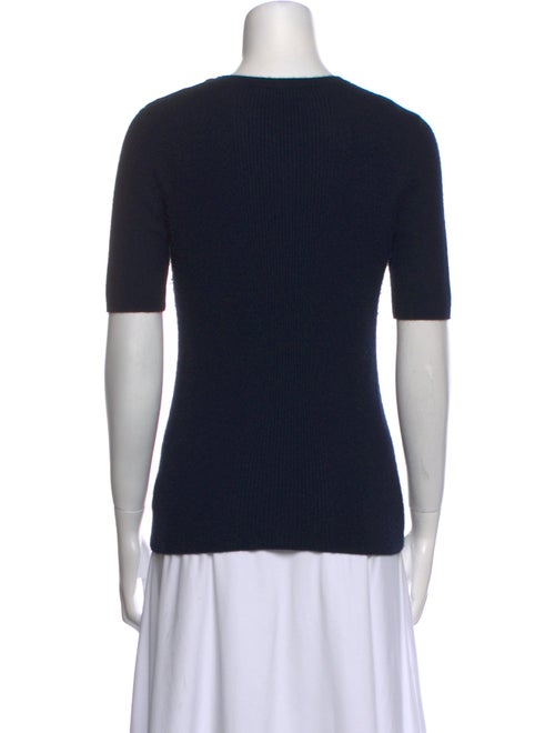 Tory Burch Cashmere Crew Neck T-Shirt