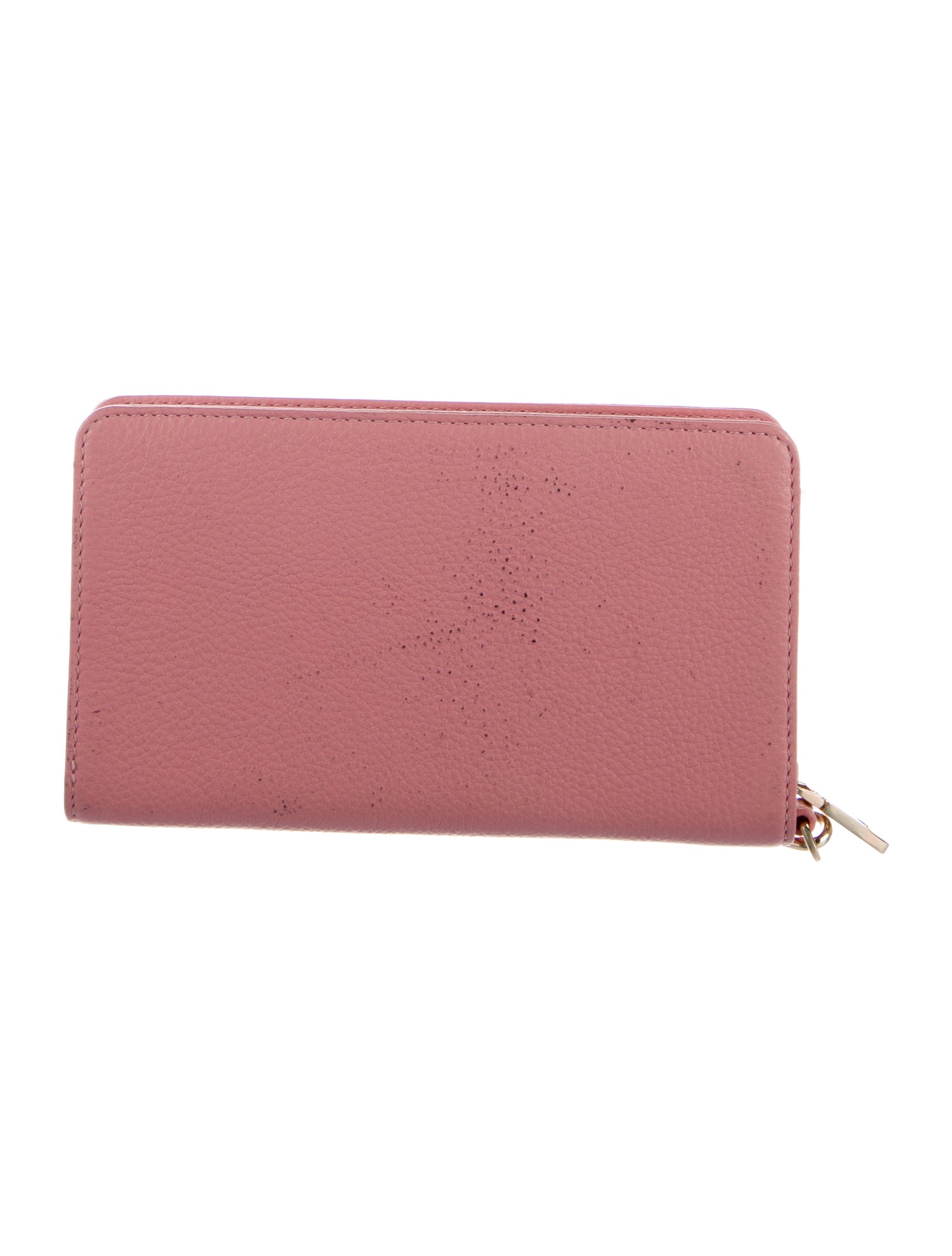 Tory Burch Signature Logo Leather Wristlet