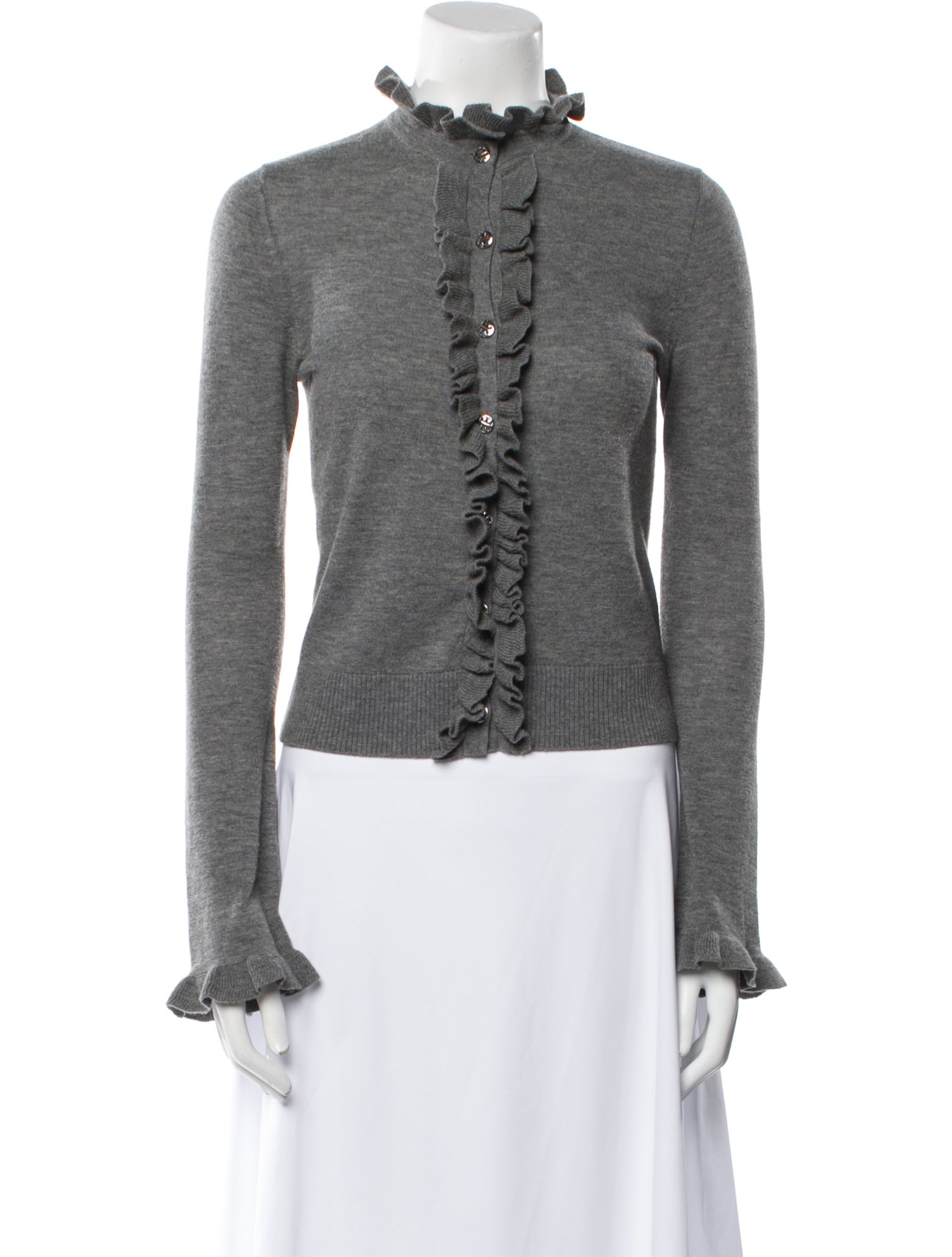 Tory Burch Wool Mock Neck Sweater