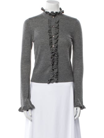 Tory Burch Wool Mock Neck Sweater