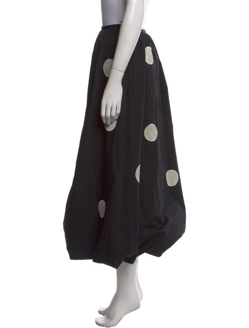 Tory Burch Polka Dot Print Midi Length Skirt