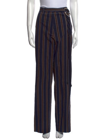 Tory Burch Striped Wide Leg Pants