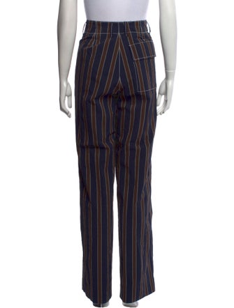 Tory Burch Striped Wide Leg Pants