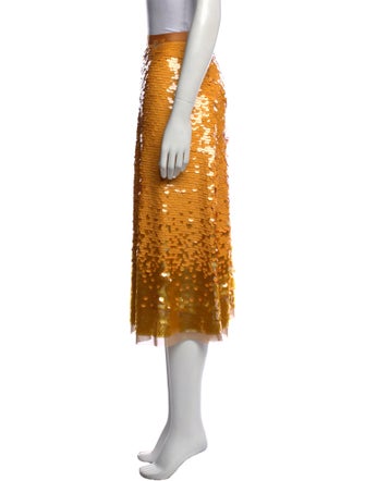 Tory Burch Sequin Embellishments Knee-Length Skirt