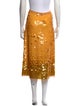 Tory Burch Sequin Embellishments Knee-Length Skirt