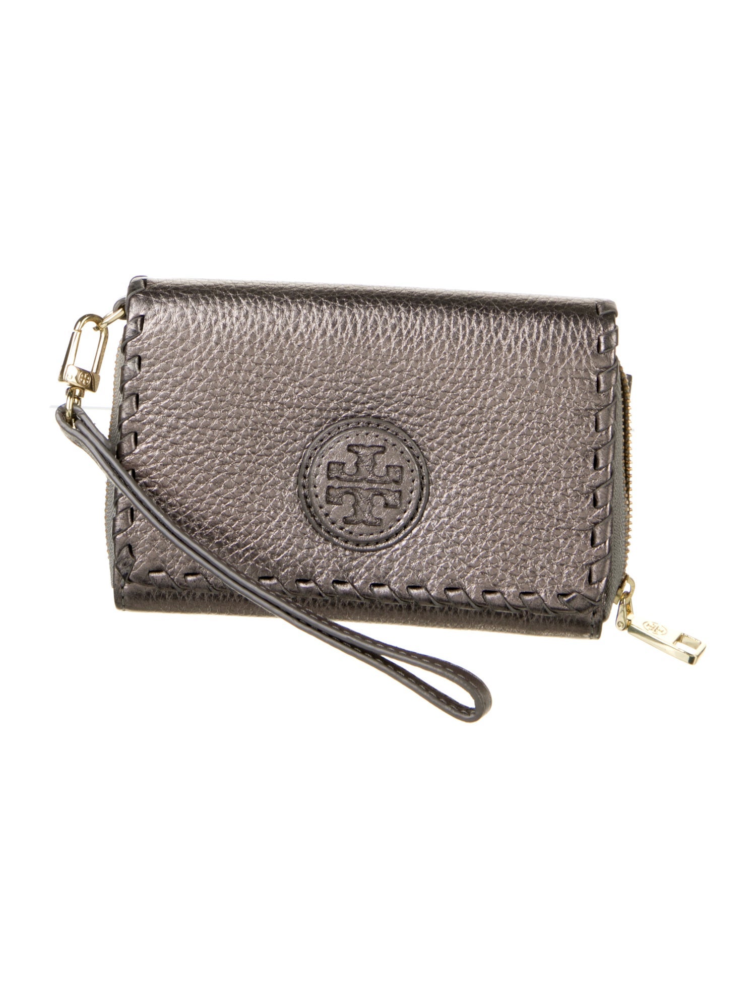Tory Burch Leather Wristlet
