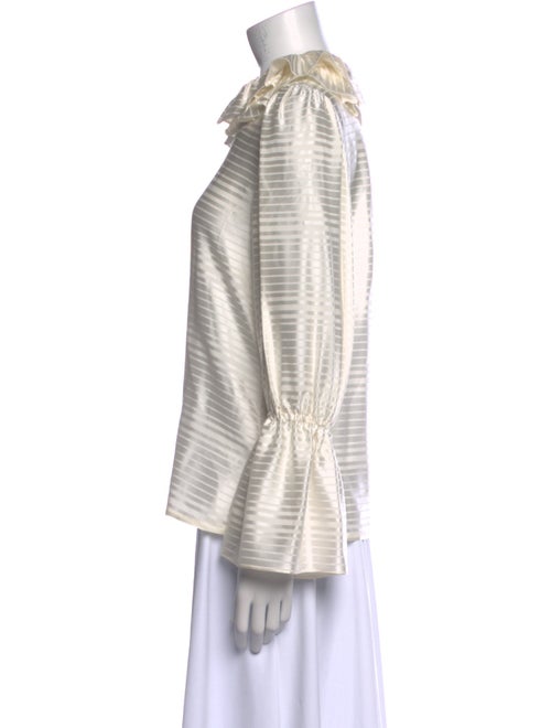 Tory Burch Silk Striped Blouse