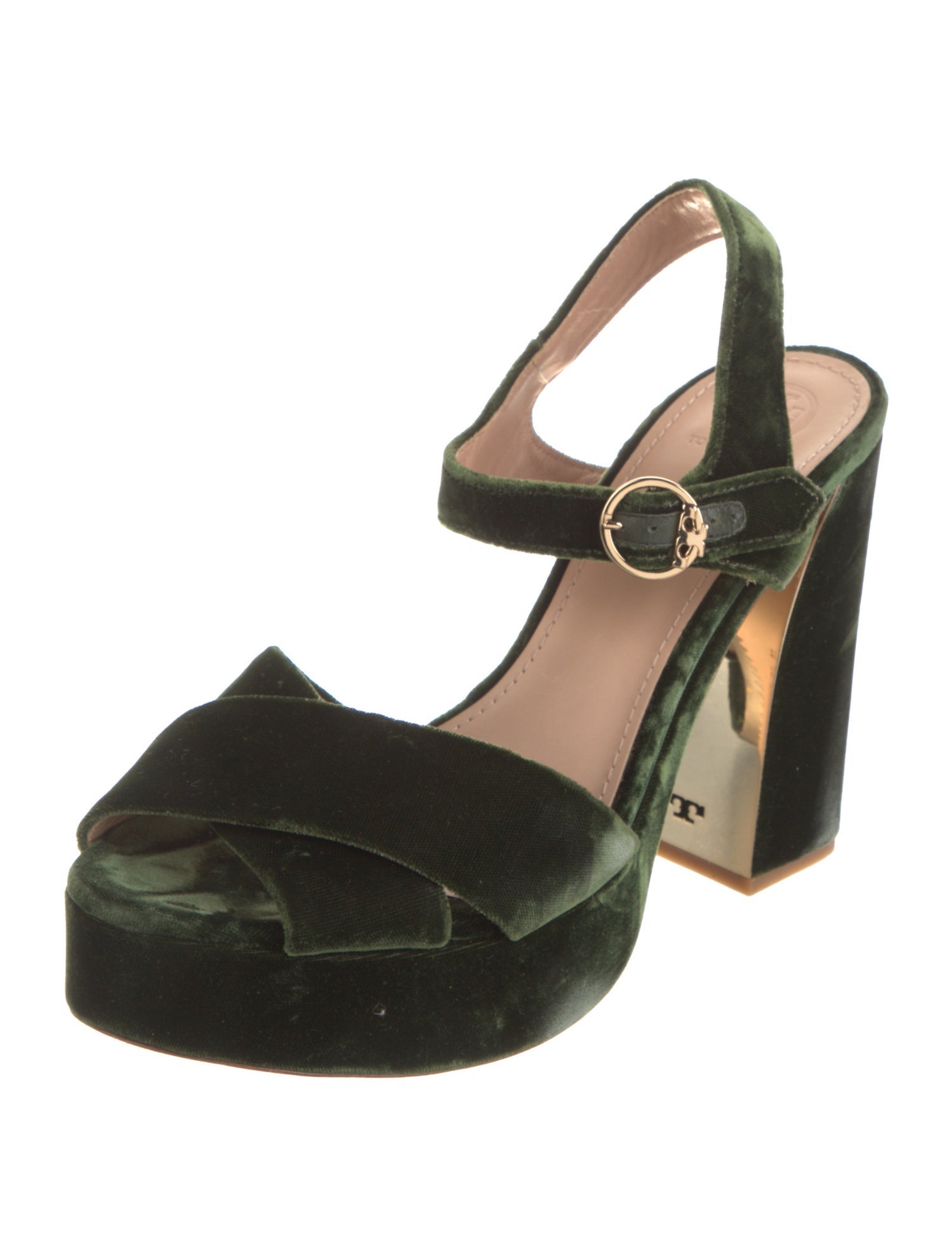 Tory Burch Velvet Slingback Sandals