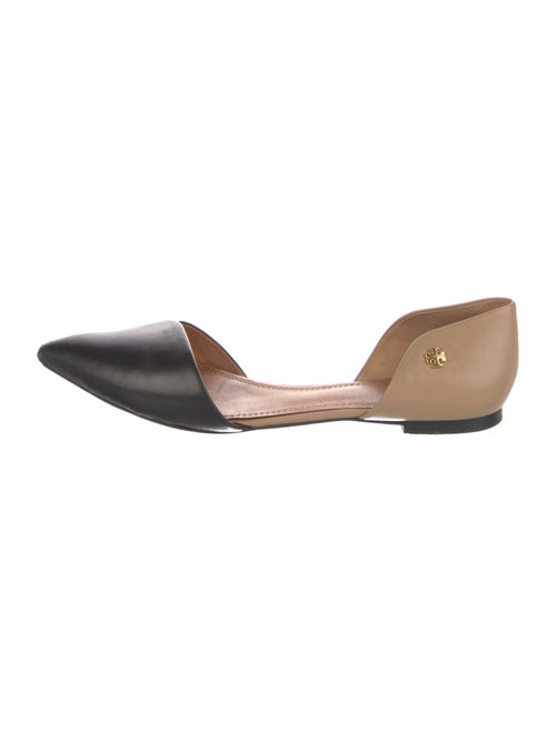 Tory Burch Leather D'Orsay Flats
