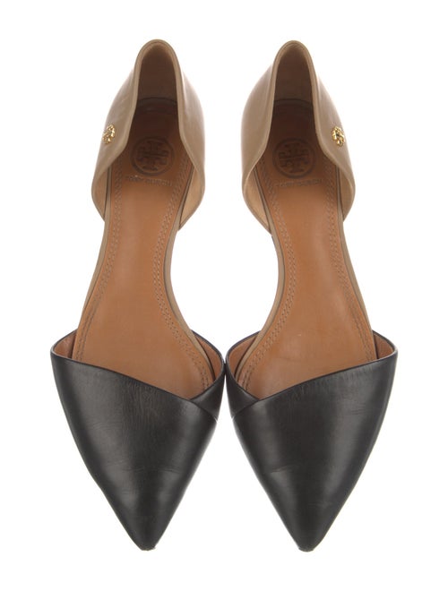 Tory Burch Leather D'Orsay Flats