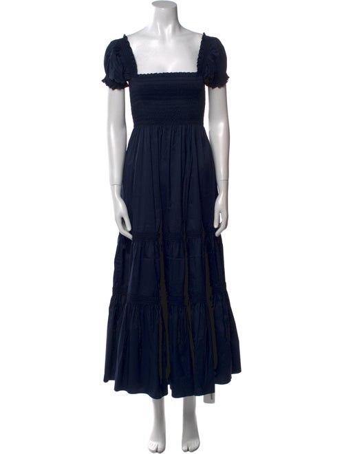 Tory Burch Square Neckline Long Dress