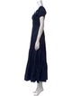 Tory Burch Square Neckline Long Dress