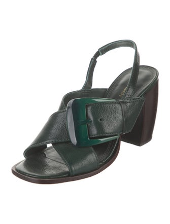 Tory Burch Leather Slingback Sandals