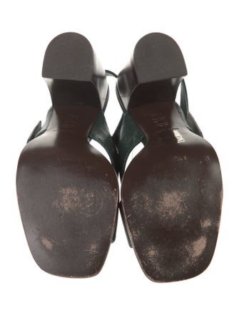 Tory Burch Leather Slingback Sandals