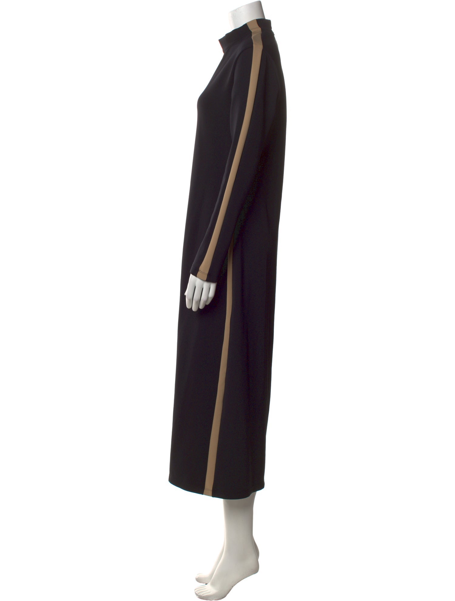 Tory Burch Mock Neck Long Dress