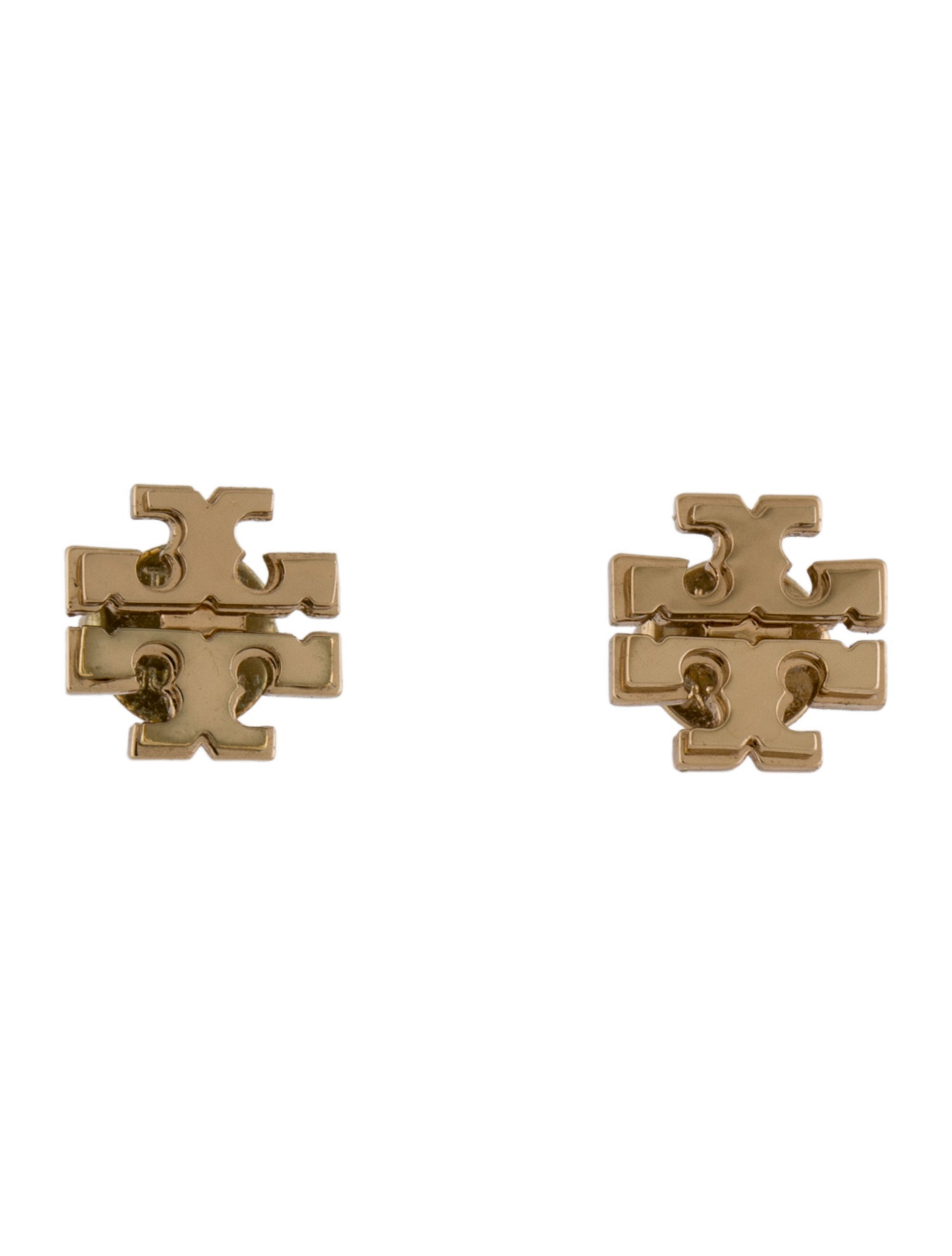 Tory Burch Logo Stud Earrings