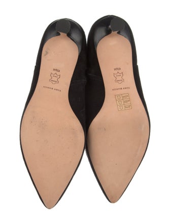 Tory Burch Suede Bow Accents Pumps