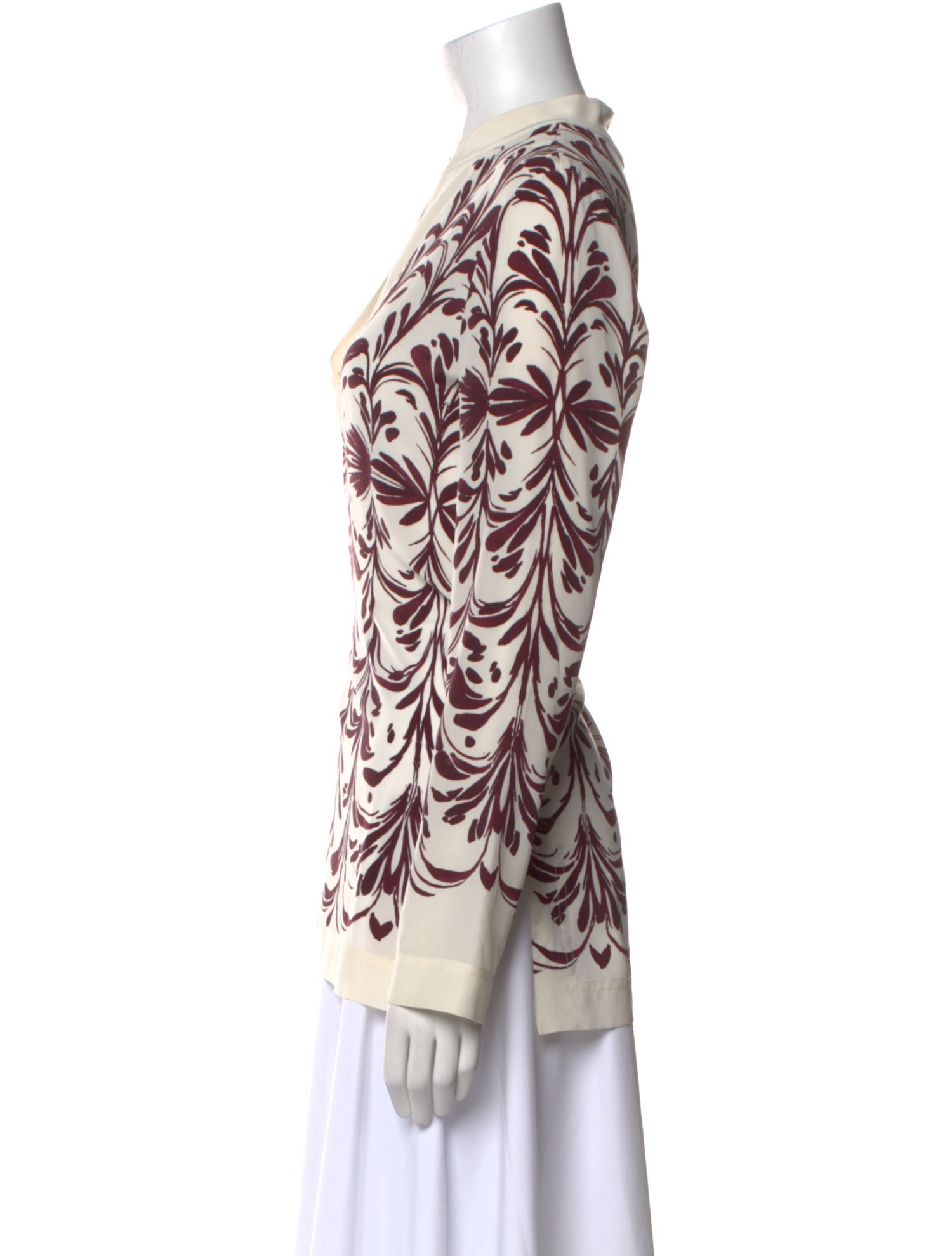 Tory Burch Printed V-Neck Tunic