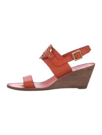 Tory Burch Leather Slingback Sandals