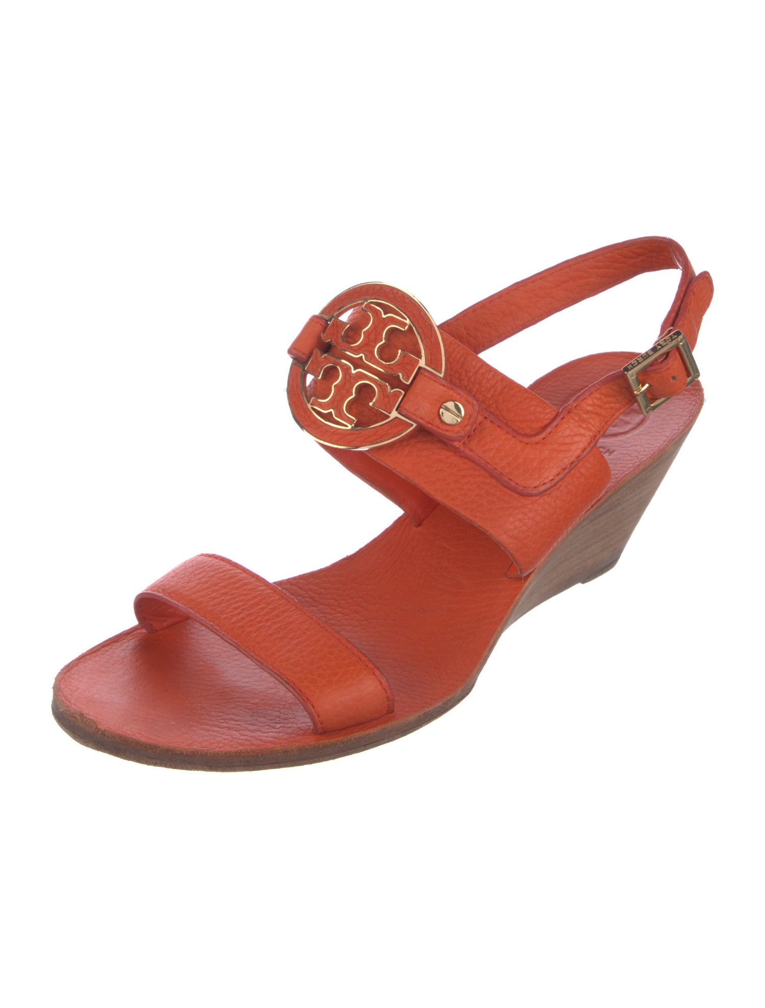 Tory Burch Leather Slingback Sandals