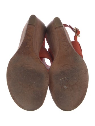 Tory Burch Leather Slingback Sandals