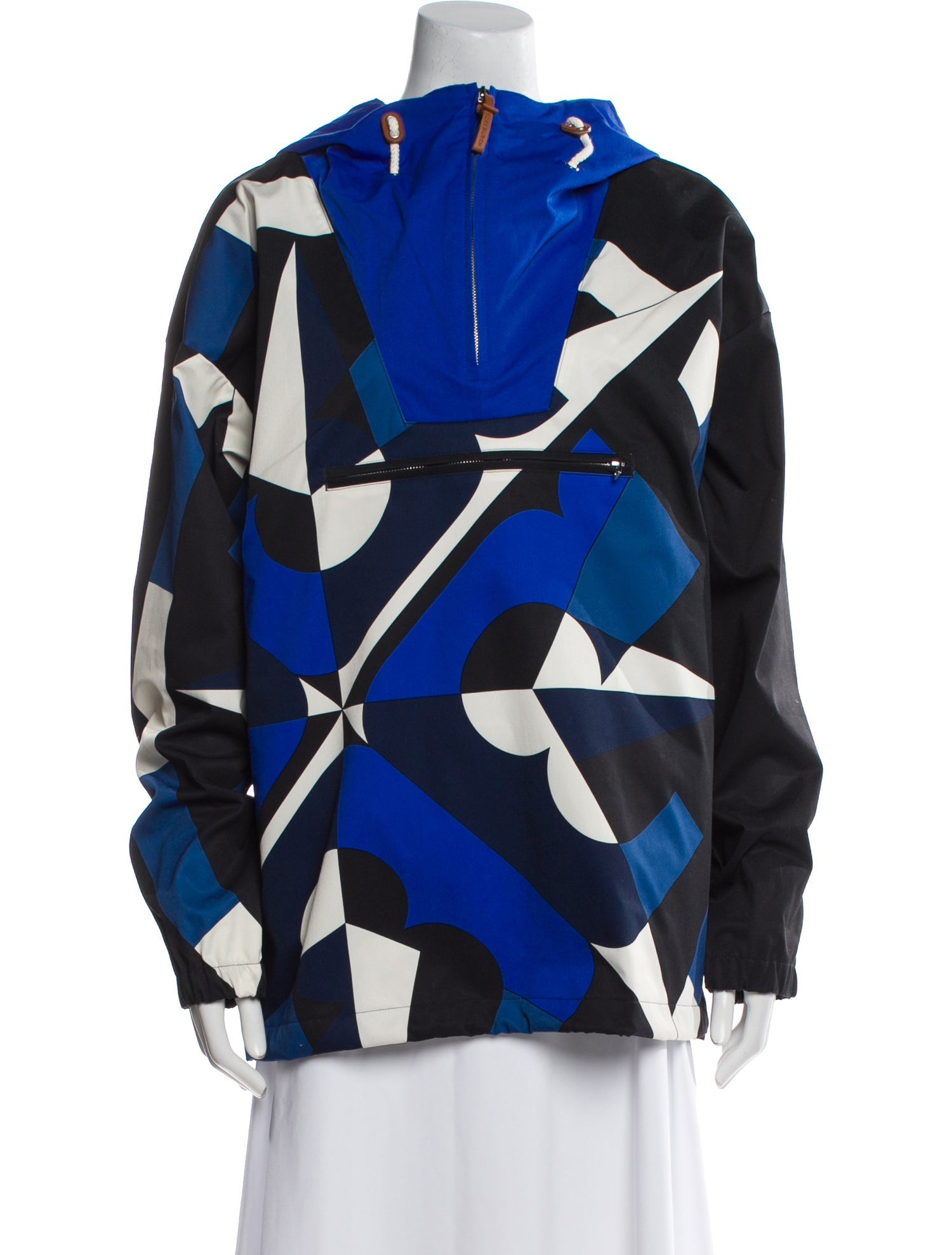 Tory Burch Printed Mock Neck Sweatshirt