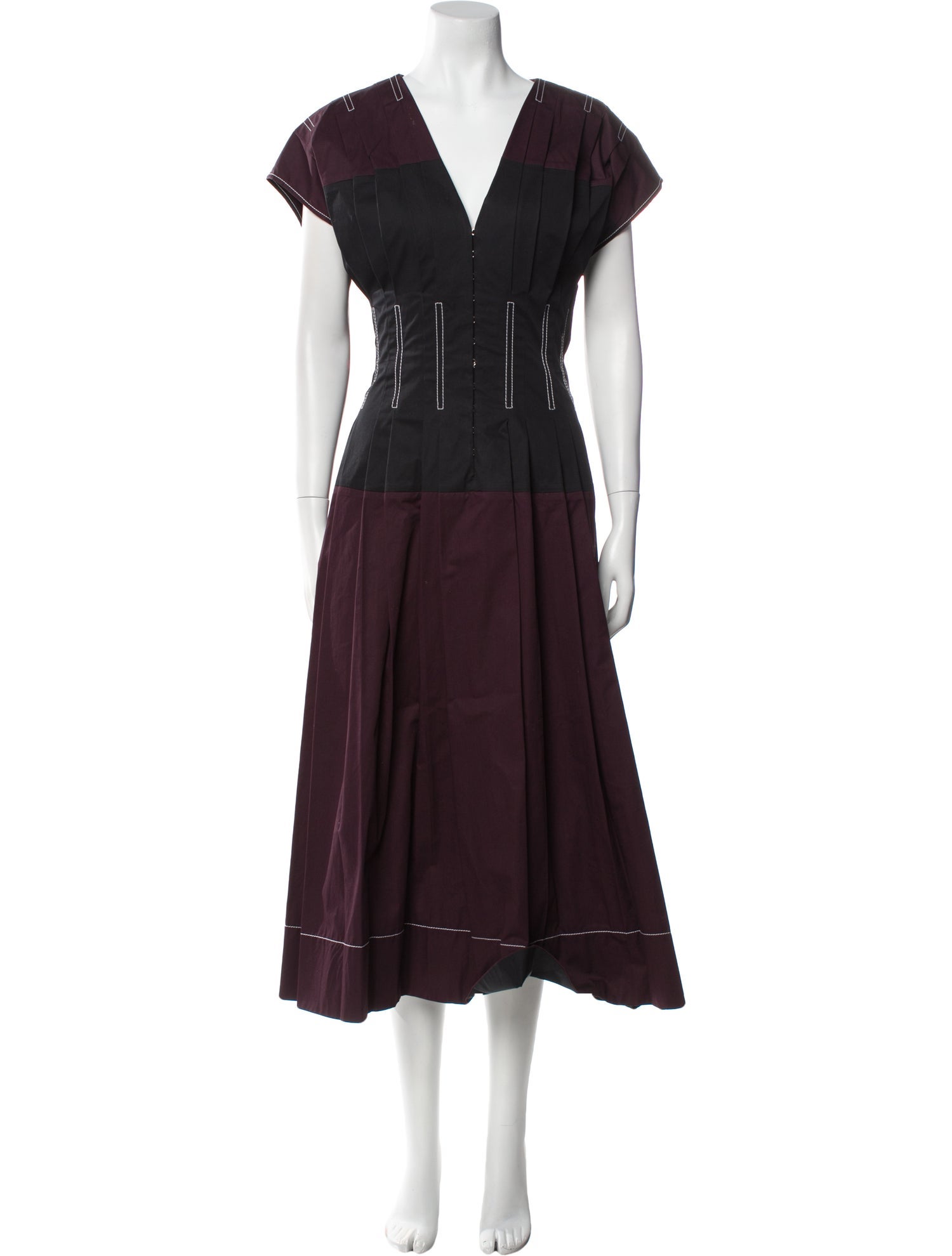 Tory Burch V-Neck Long Dress