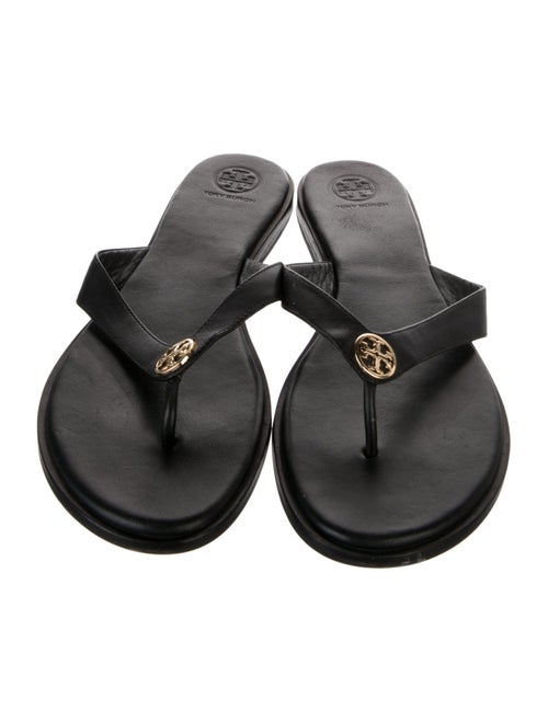 Tory Burch Leather Flip Flops