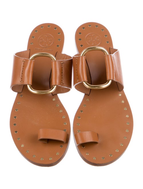 Tory Burch Leather Studded Accents Sandals