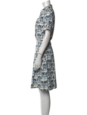 Tory Burch Printed Midi Length Dress