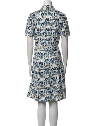 Tory Burch Printed Midi Length Dress