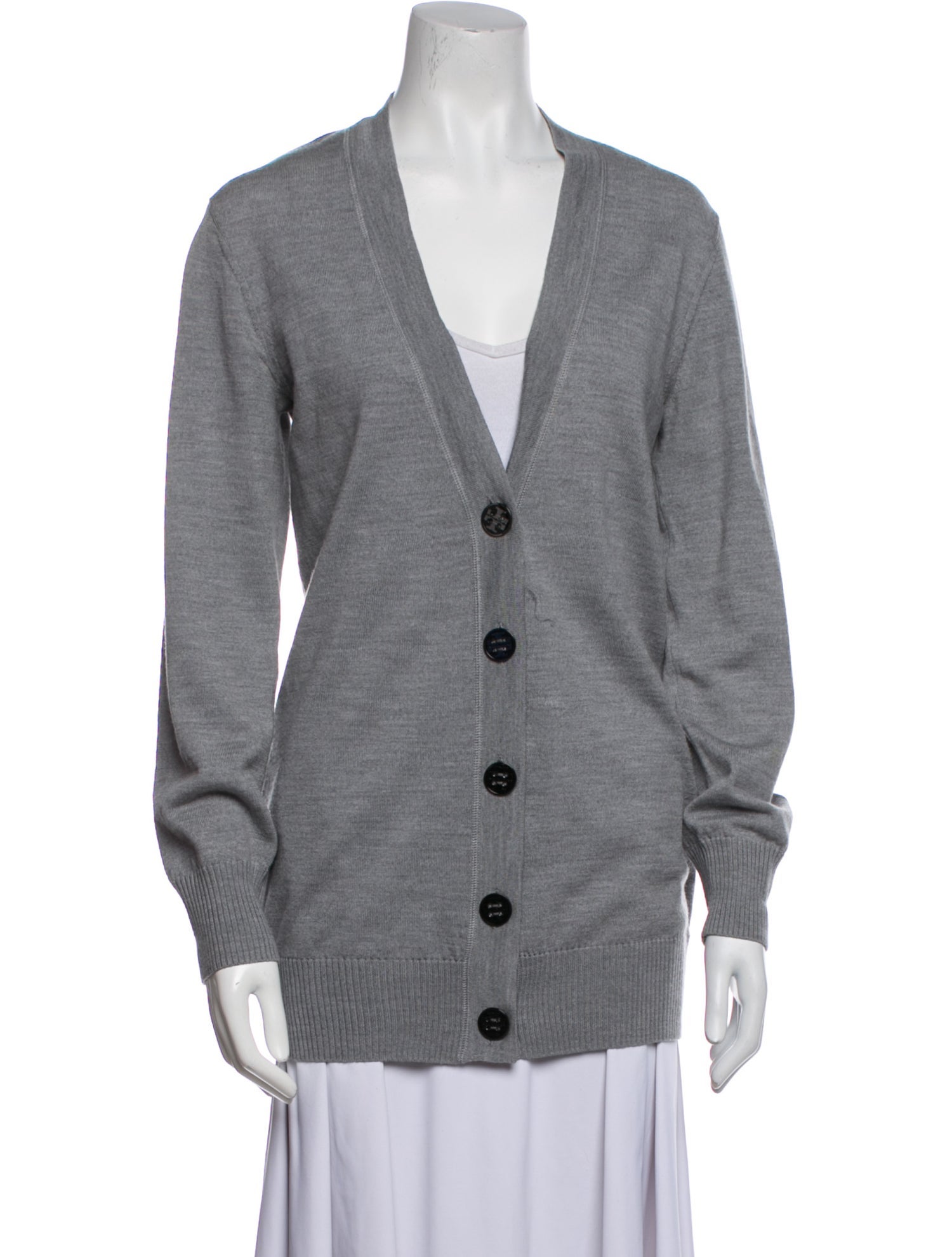 Tory Burch Merino Wool V-Neck Sweater