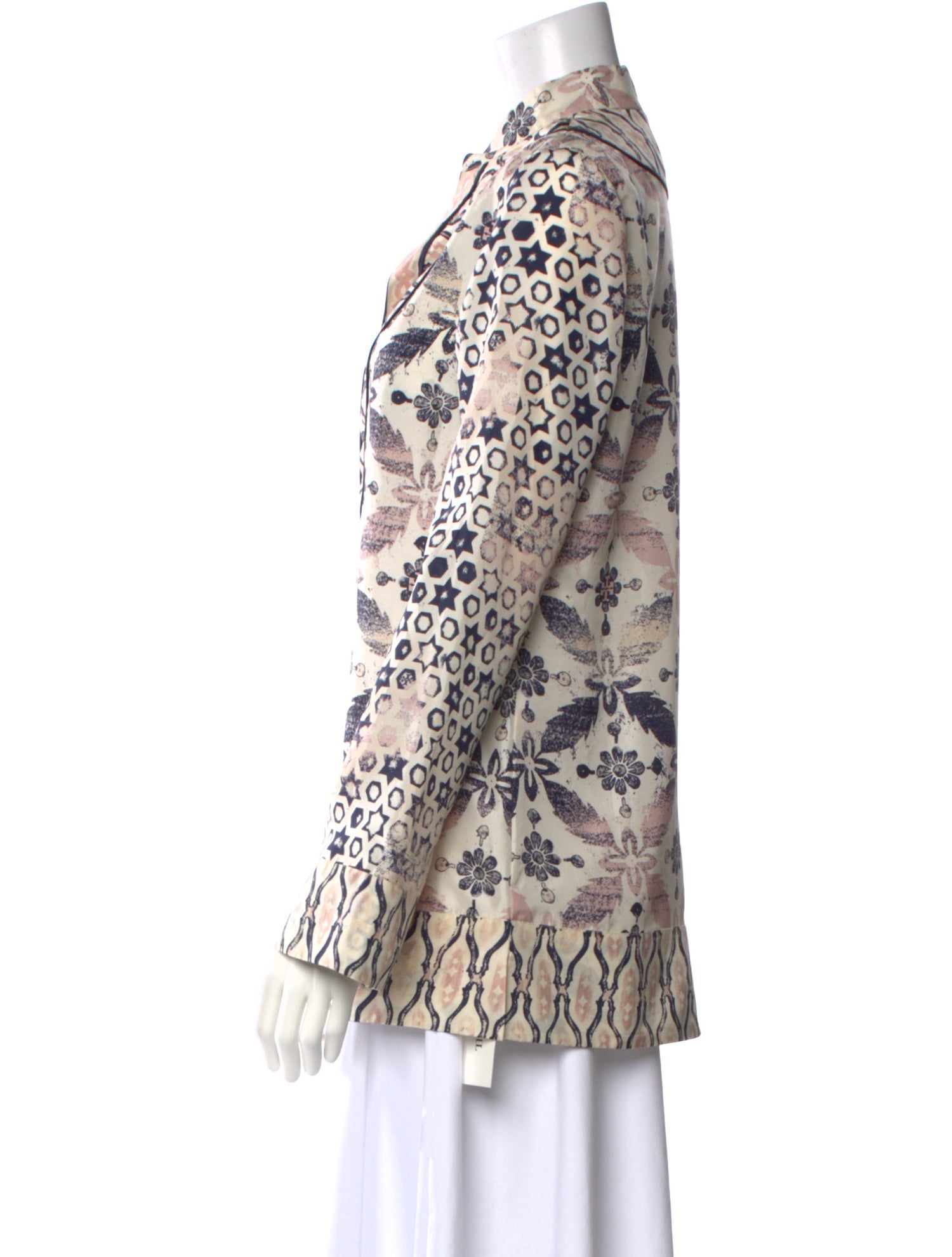 Tory Burch Silk Printed Tunic