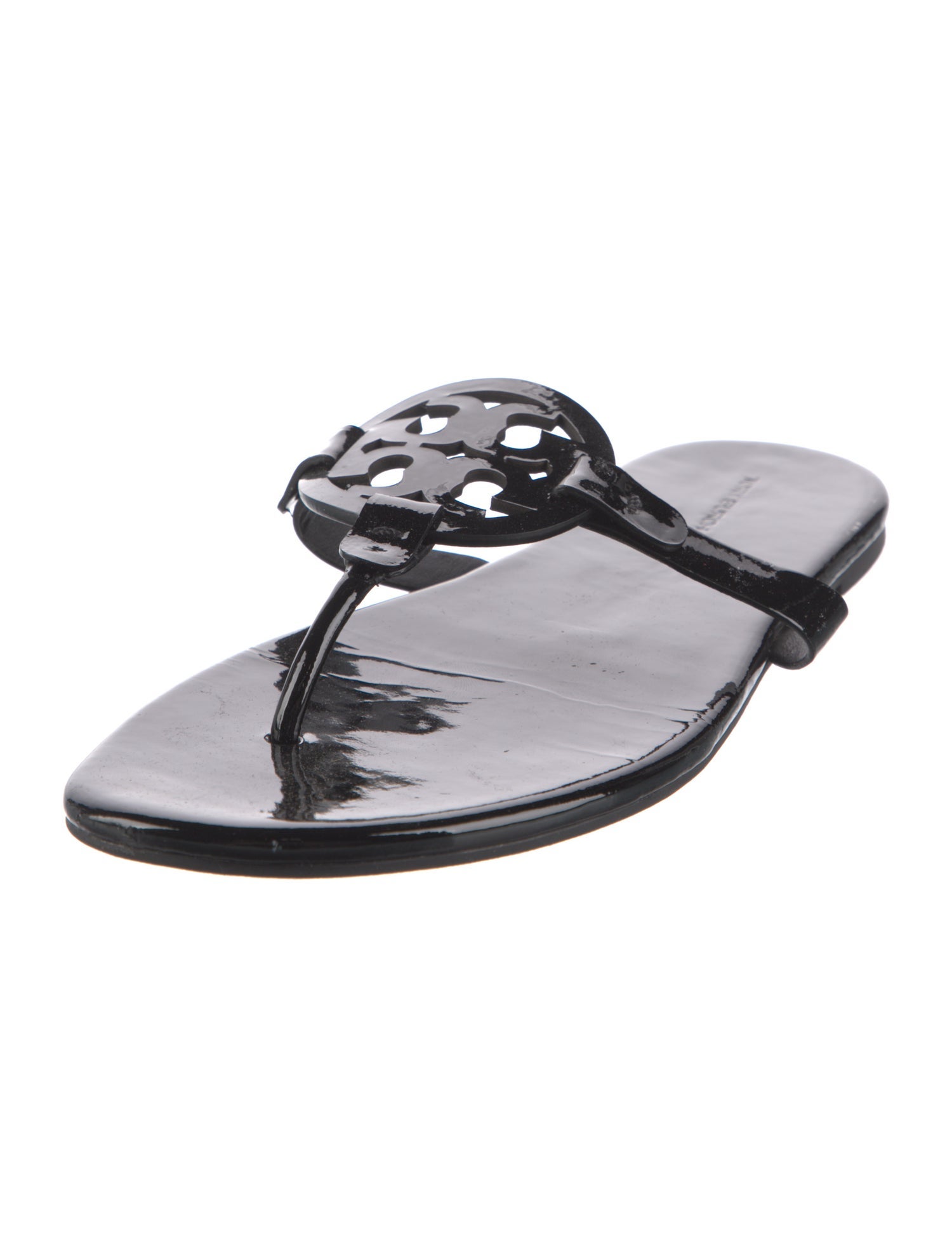Tory Burch Patent Leather Slides