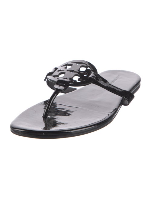 Tory Burch Patent Leather Slides