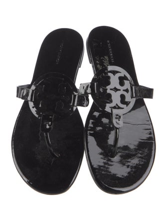 Tory Burch Patent Leather Slides