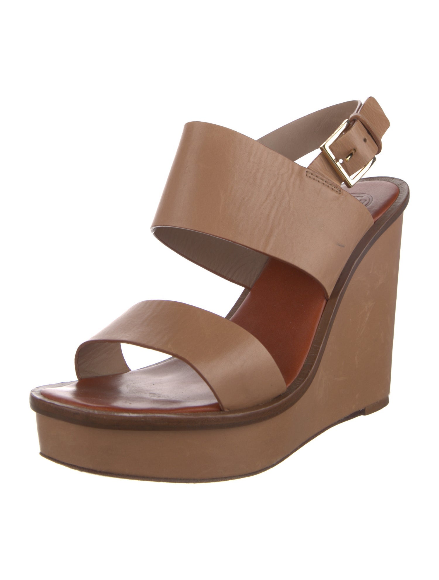 Tory Burch Leather Slingback Sandals