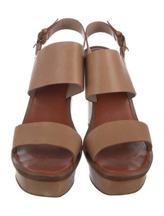 Tory Burch Leather Slingback Sandals