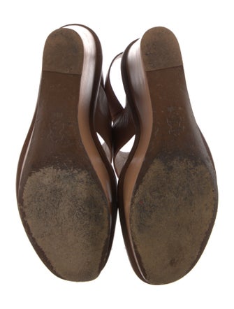 Tory Burch Leather Slingback Sandals