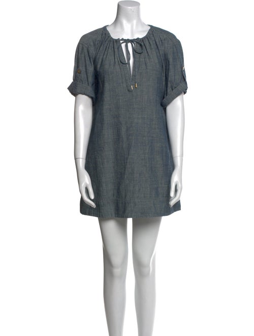 Tory Burch Scoop Neck Mini Dress