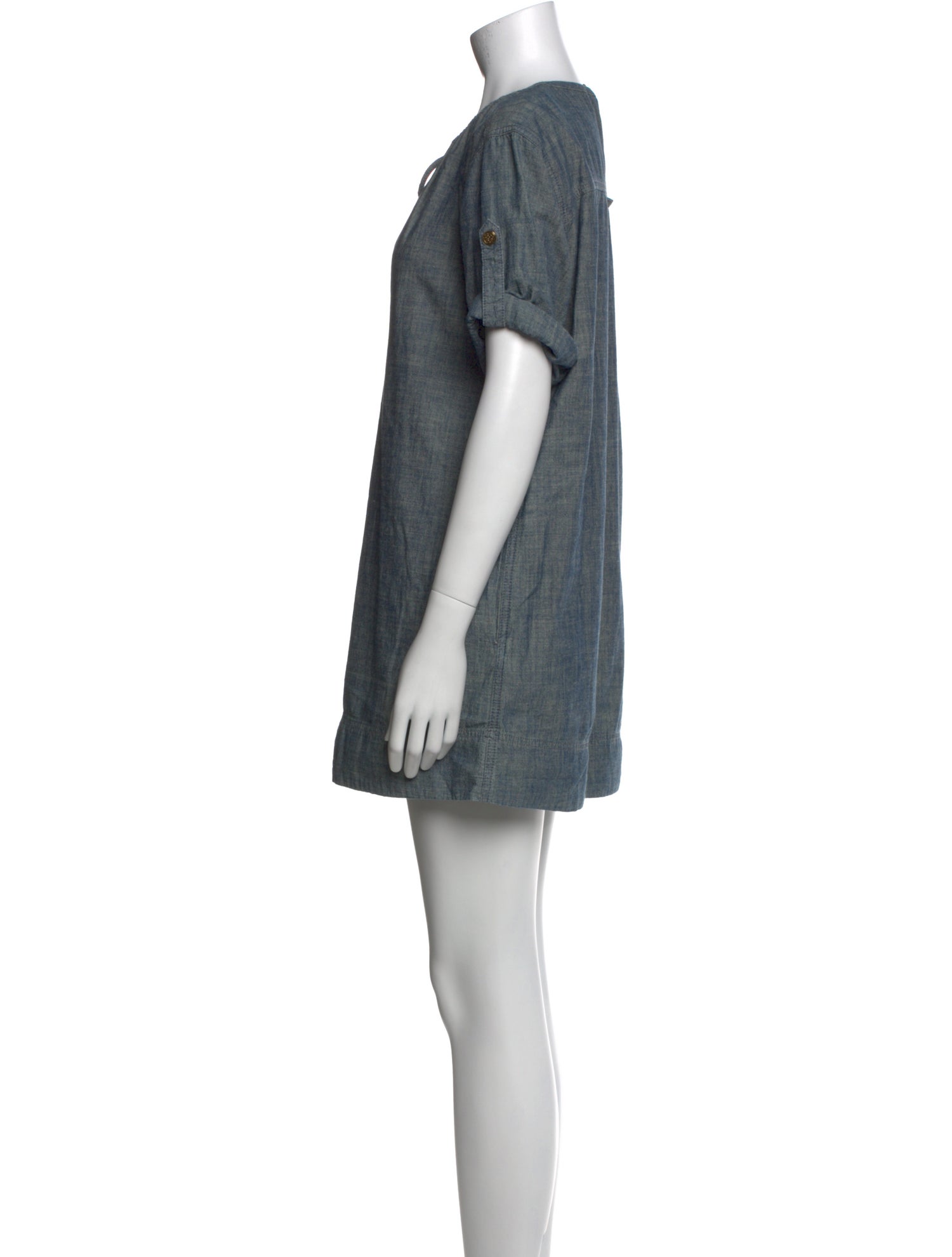 Tory Burch Scoop Neck Mini Dress