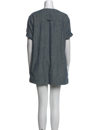 Tory Burch Scoop Neck Mini Dress