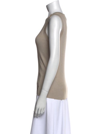 Tory Burch Silk Crew Neck Top