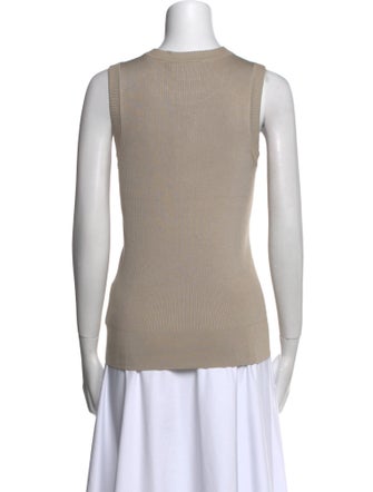 Tory Burch Silk Crew Neck Top