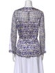 Tory Burch Silk Printed Blouse