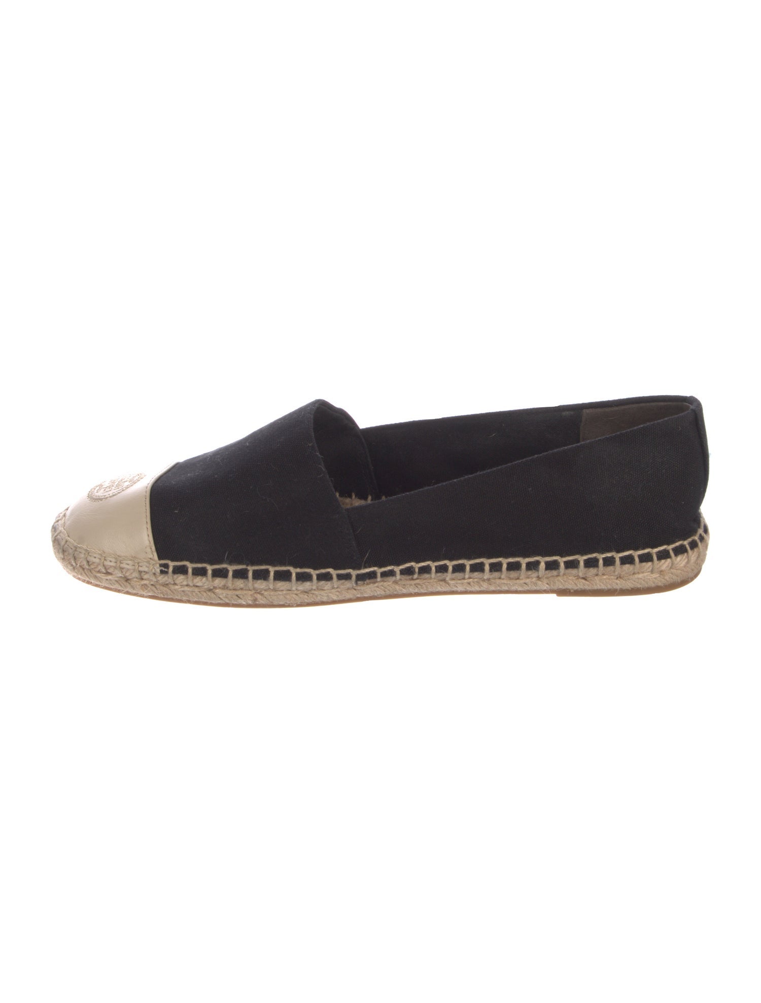Tory Burch Canvas Colorblock Pattern Espadrilles