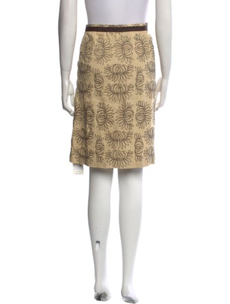 Tory Burch Linen Knee-Length Skirt